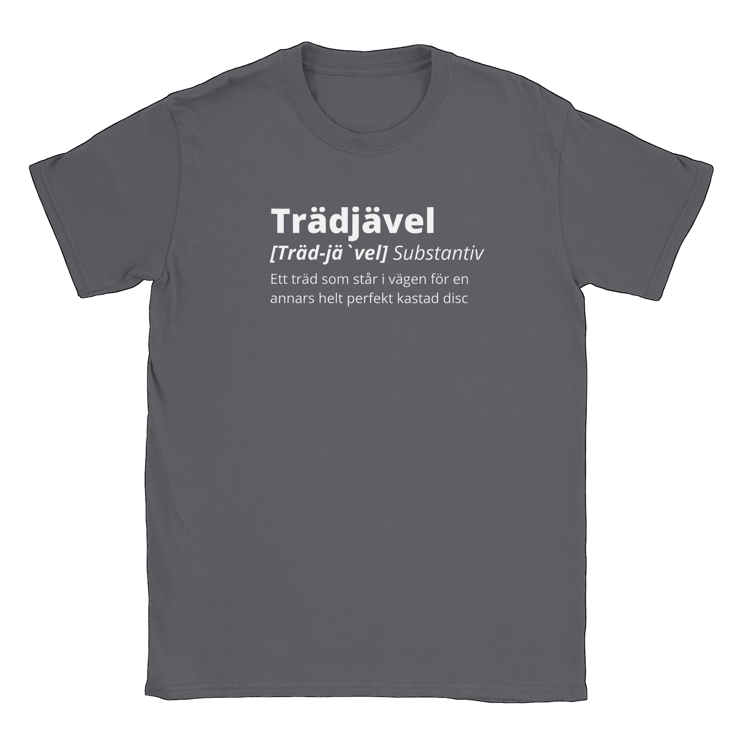Trädjävel Discgolf - T-shirt Charcoal