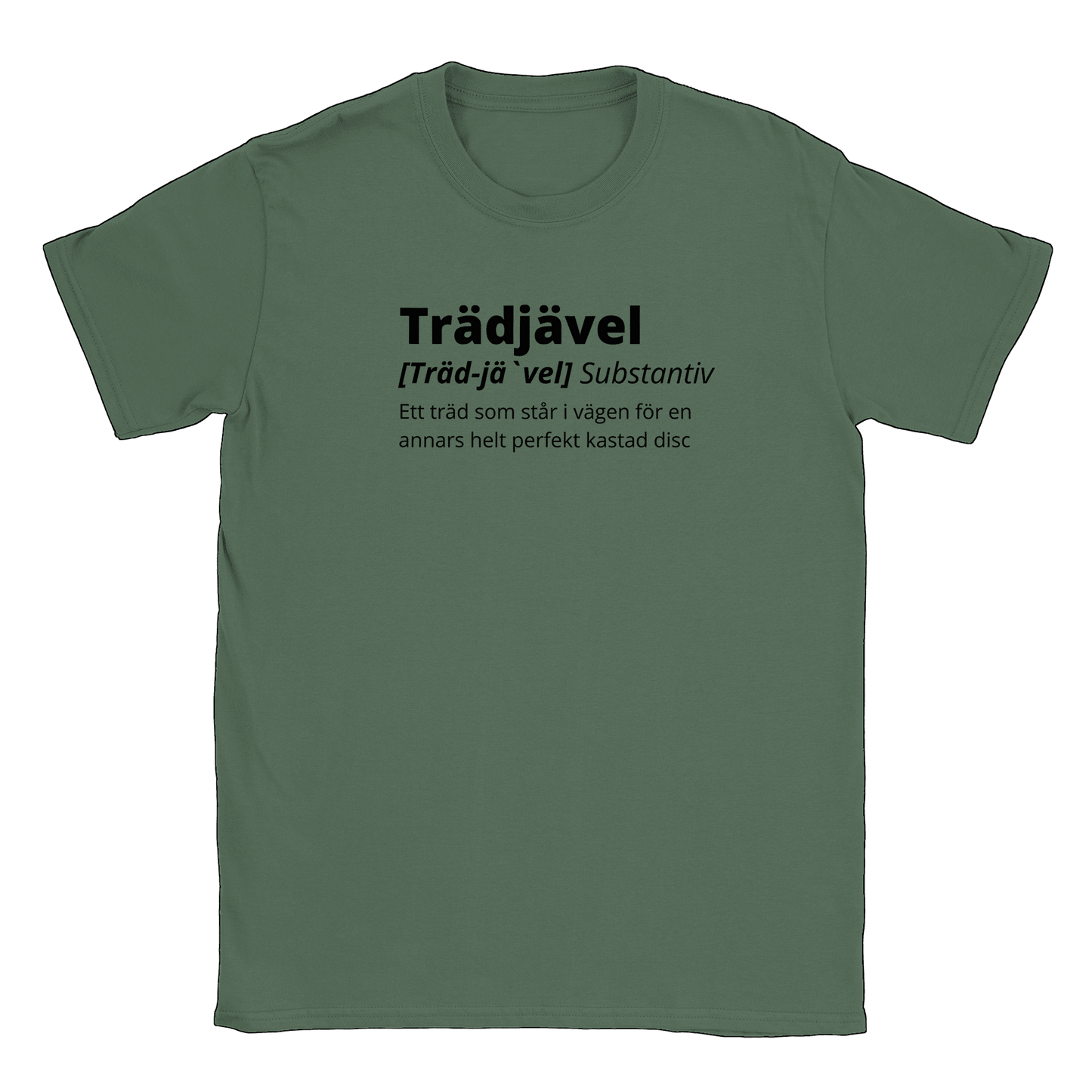 Trädjävel Discgolf - T-shirt Military Green