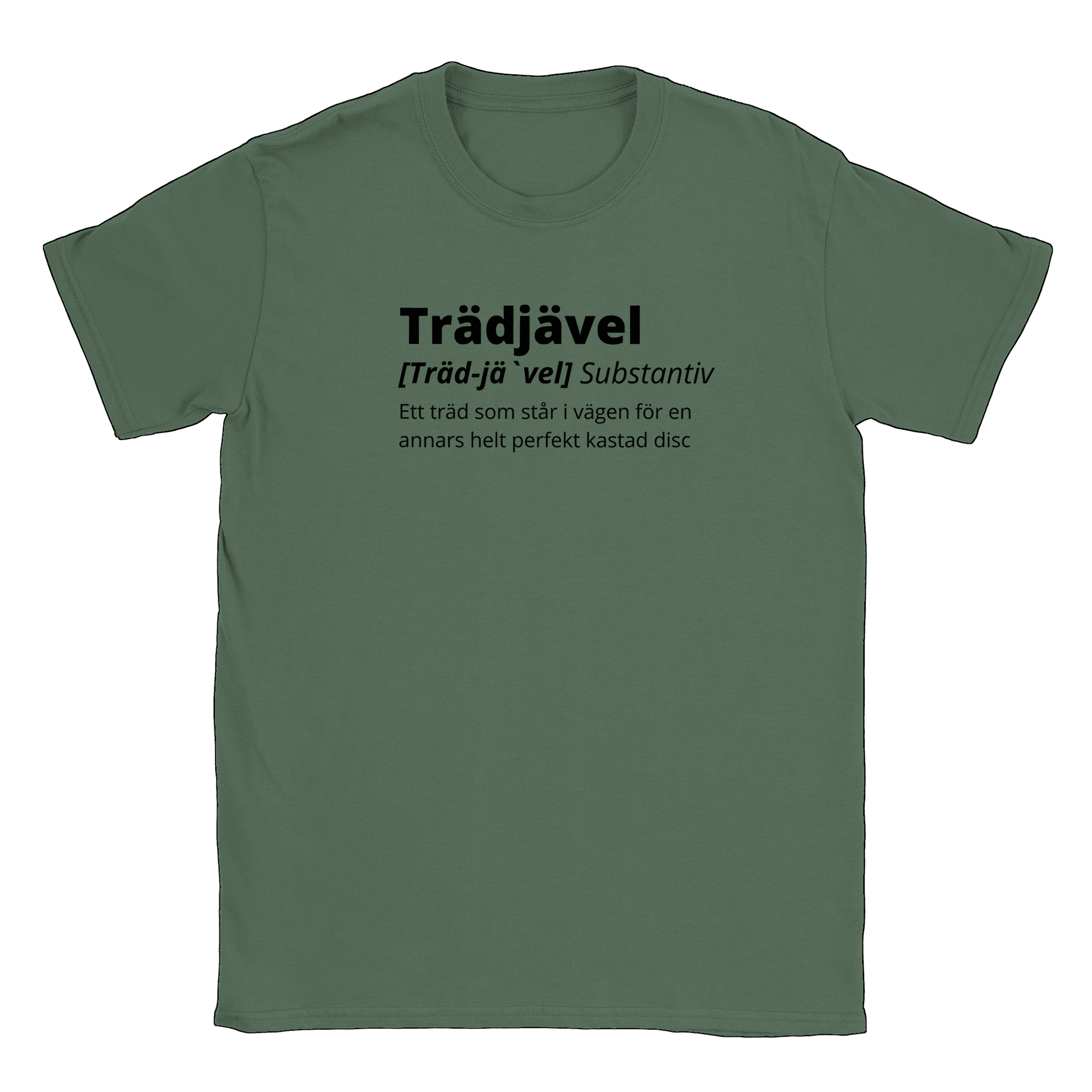 Trädjävel Discgolf - T-shirt Military Green