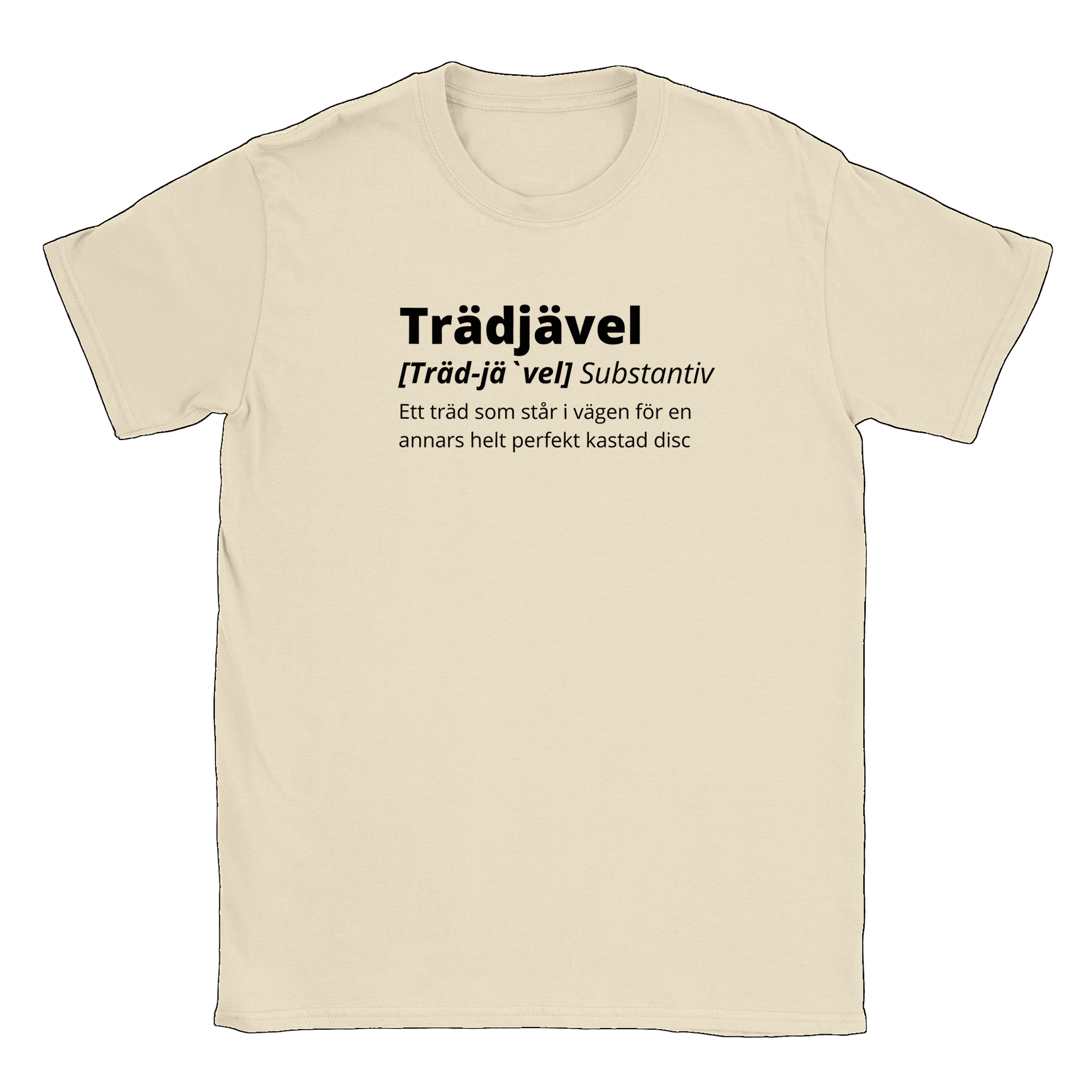 Trädjävel Discgolf - T-shirt Natural