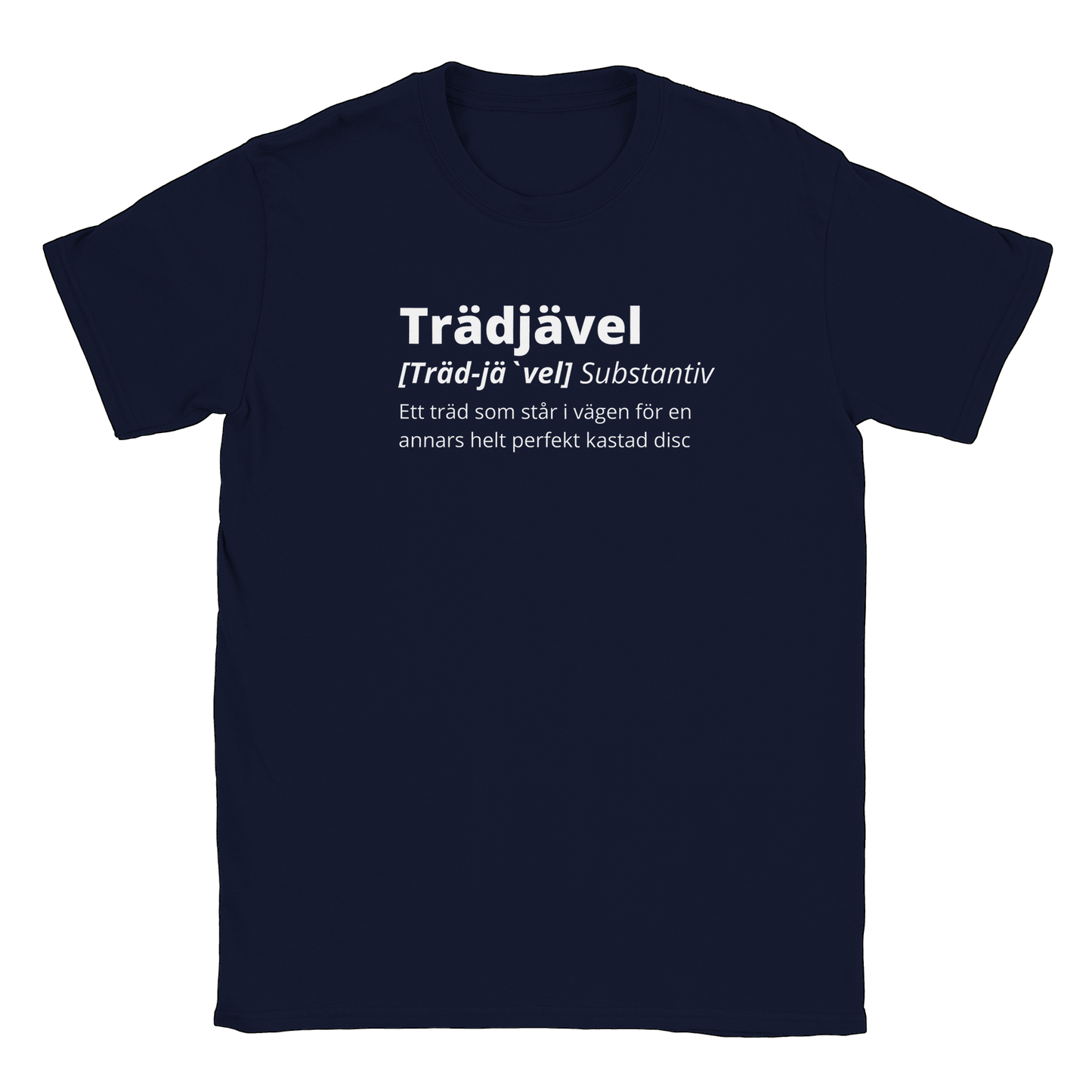 Trädjävel Discgolf - T-shirt Navy