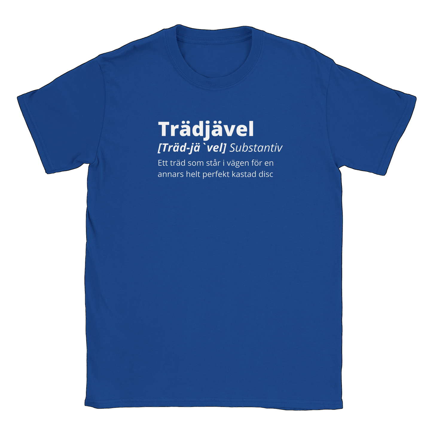 Trädjävel Discgolf - T-shirt Royal
