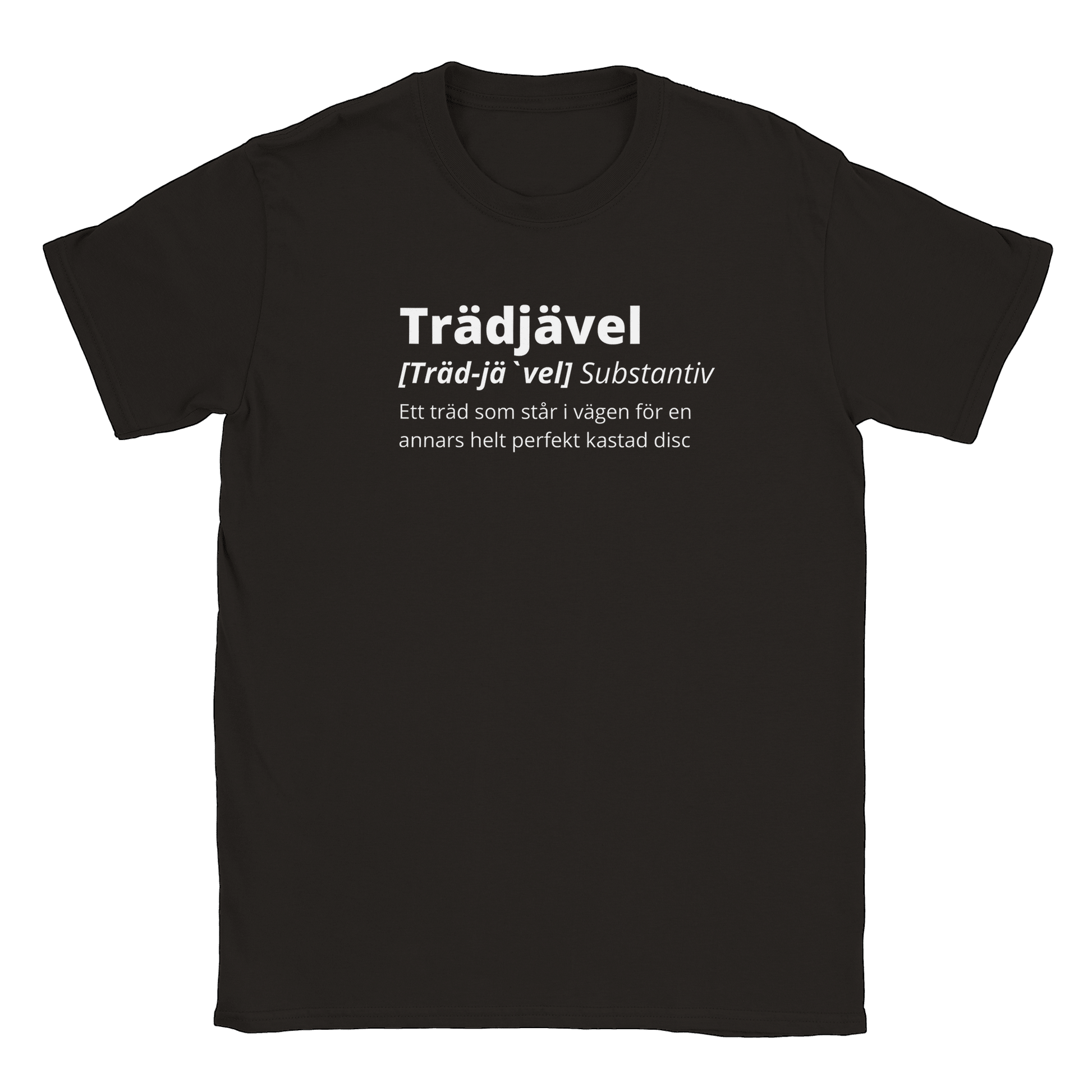 Trädjävel Discgolf - T-shirt Svart