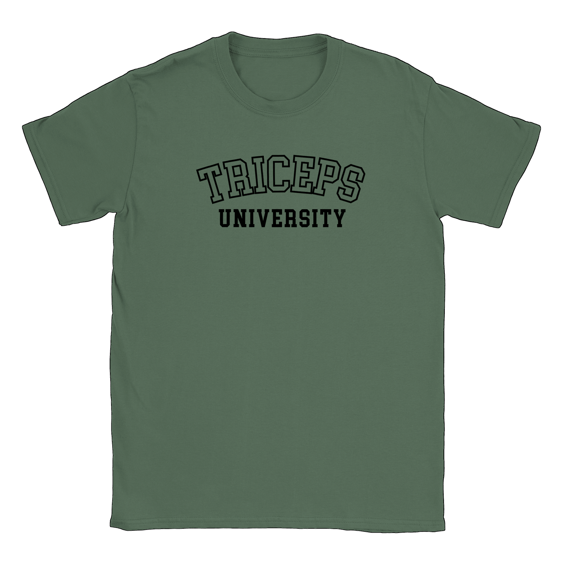 Triceps University - T-shirt Military Green