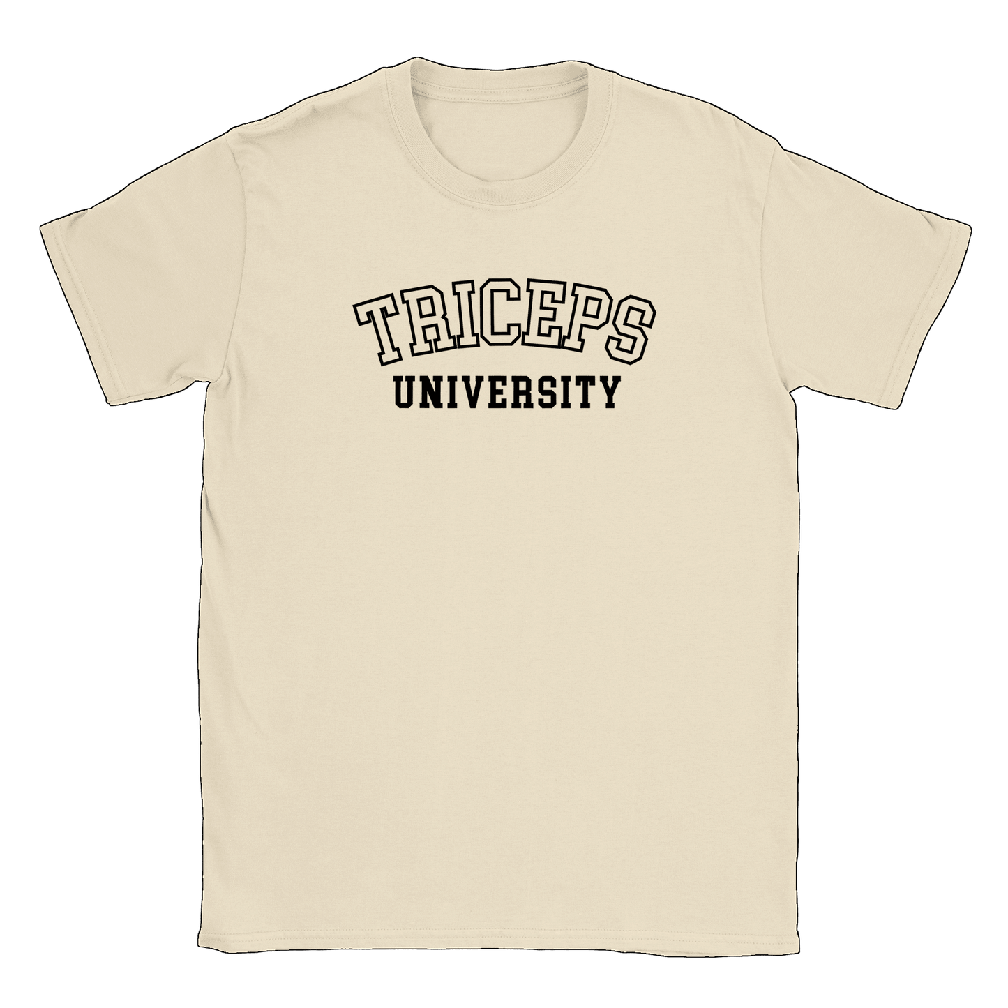 Triceps University - T-shirt Natural