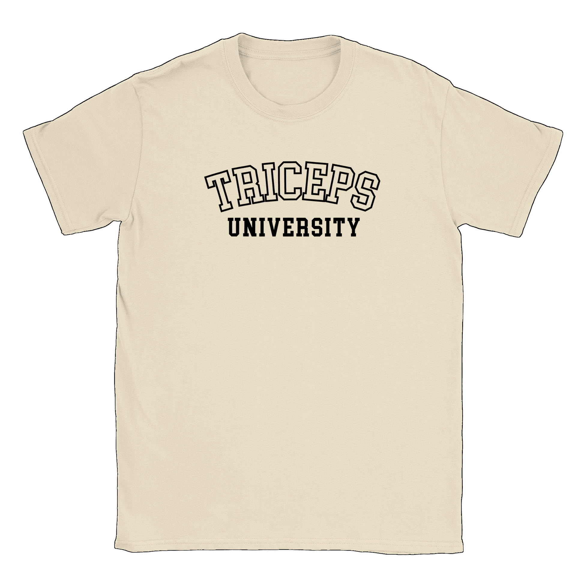 Triceps University - T-shirt Natural