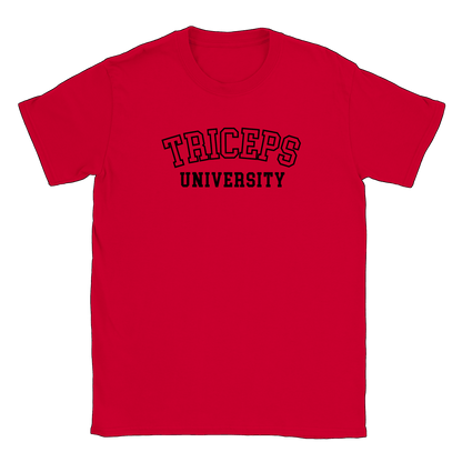 Triceps University - T-shirt Röd