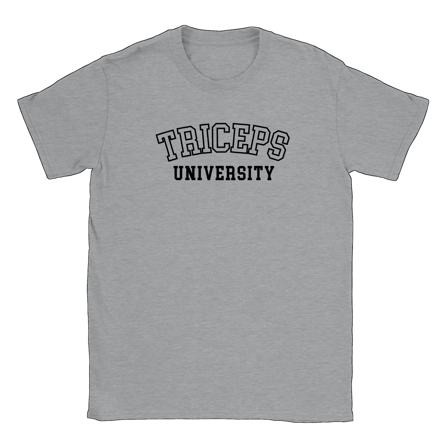 Triceps University - T-shirt Sports Grey