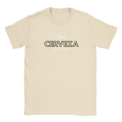 Una Cerveza Por Favor - T-shirt Natural