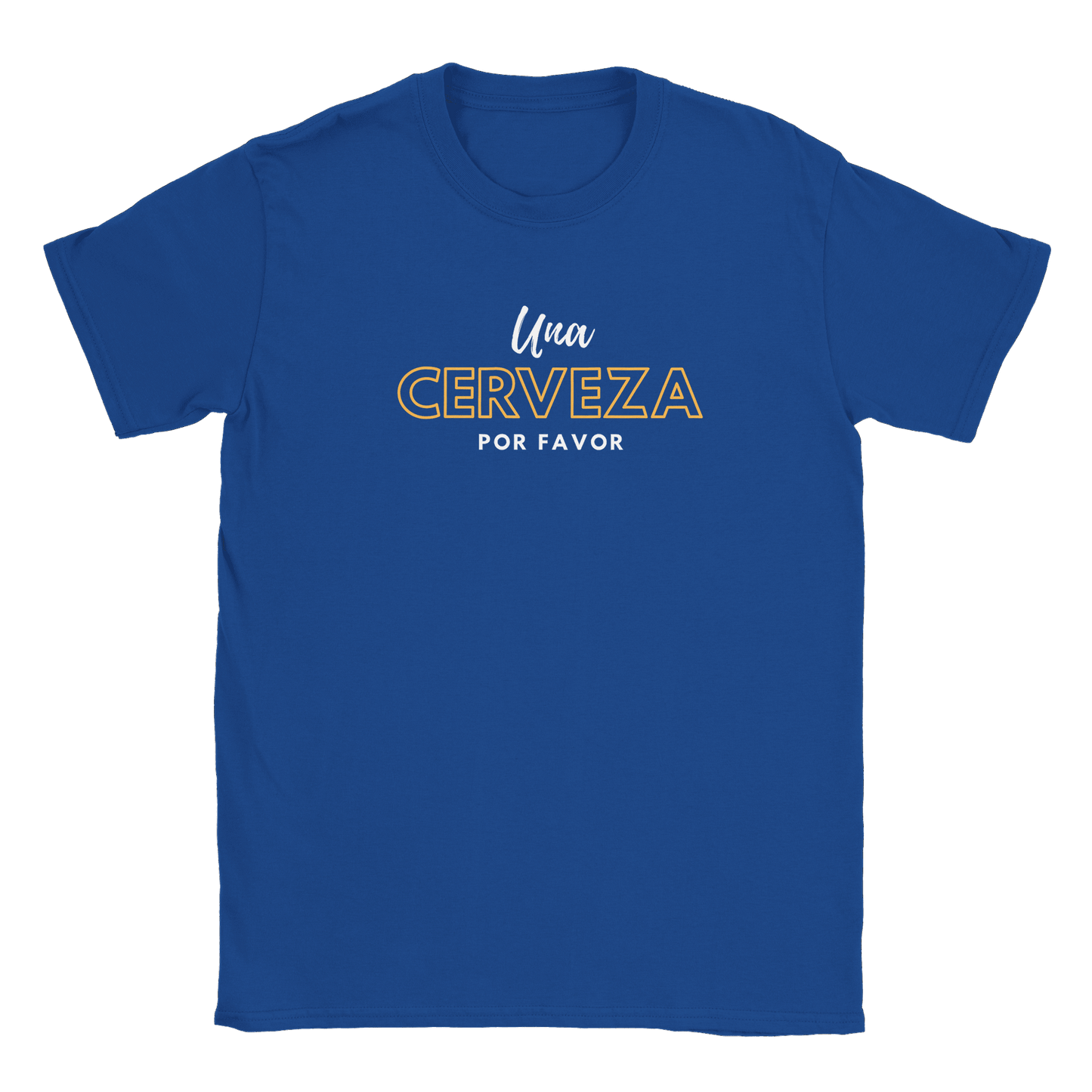 Una Cerveza Por Favor - T-shirt Royal