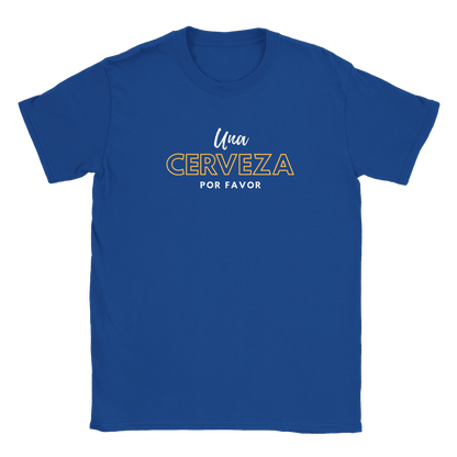 Una Cerveza Por Favor - T-shirt Royal