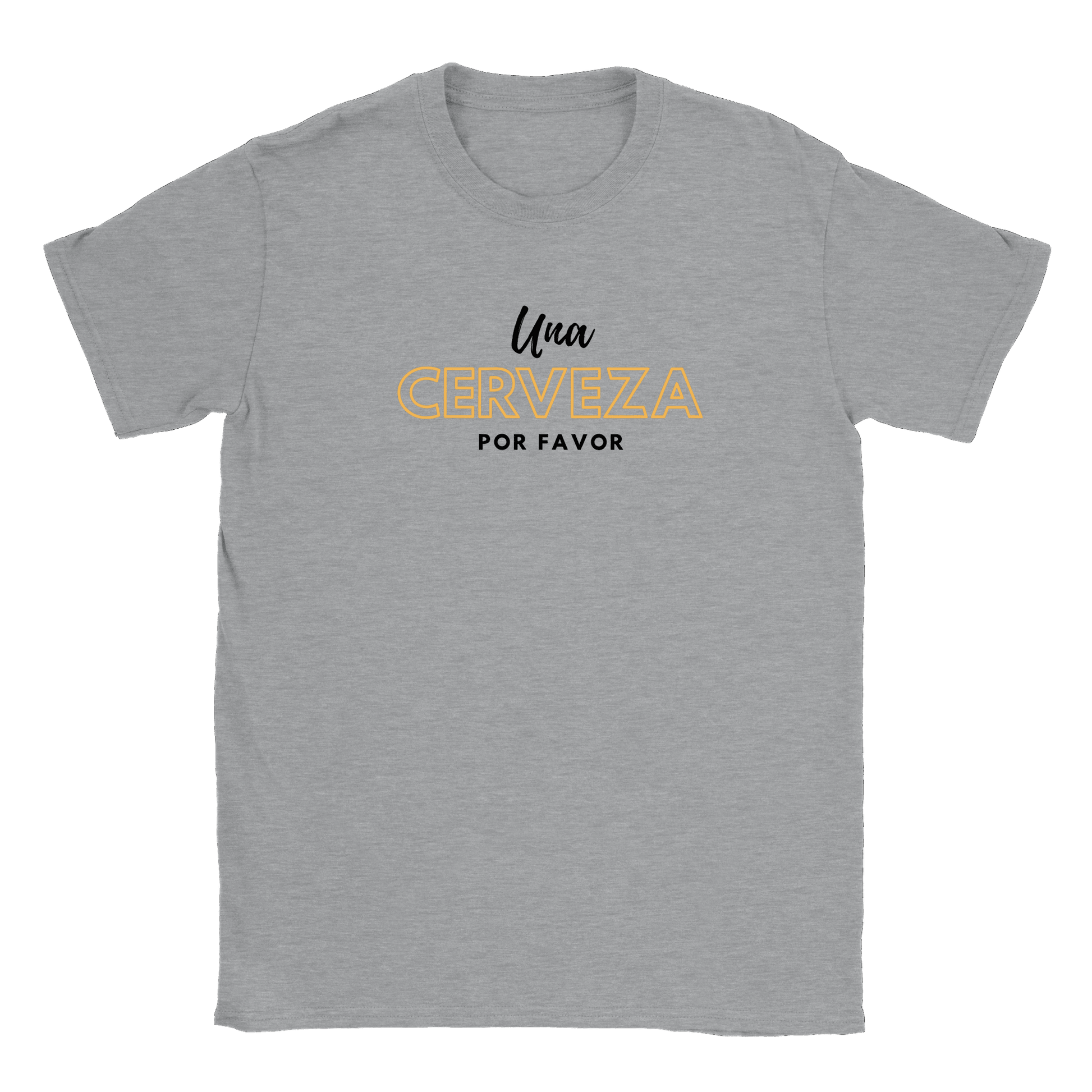 Una Cerveza Por Favor - T-shirt Sports Grey