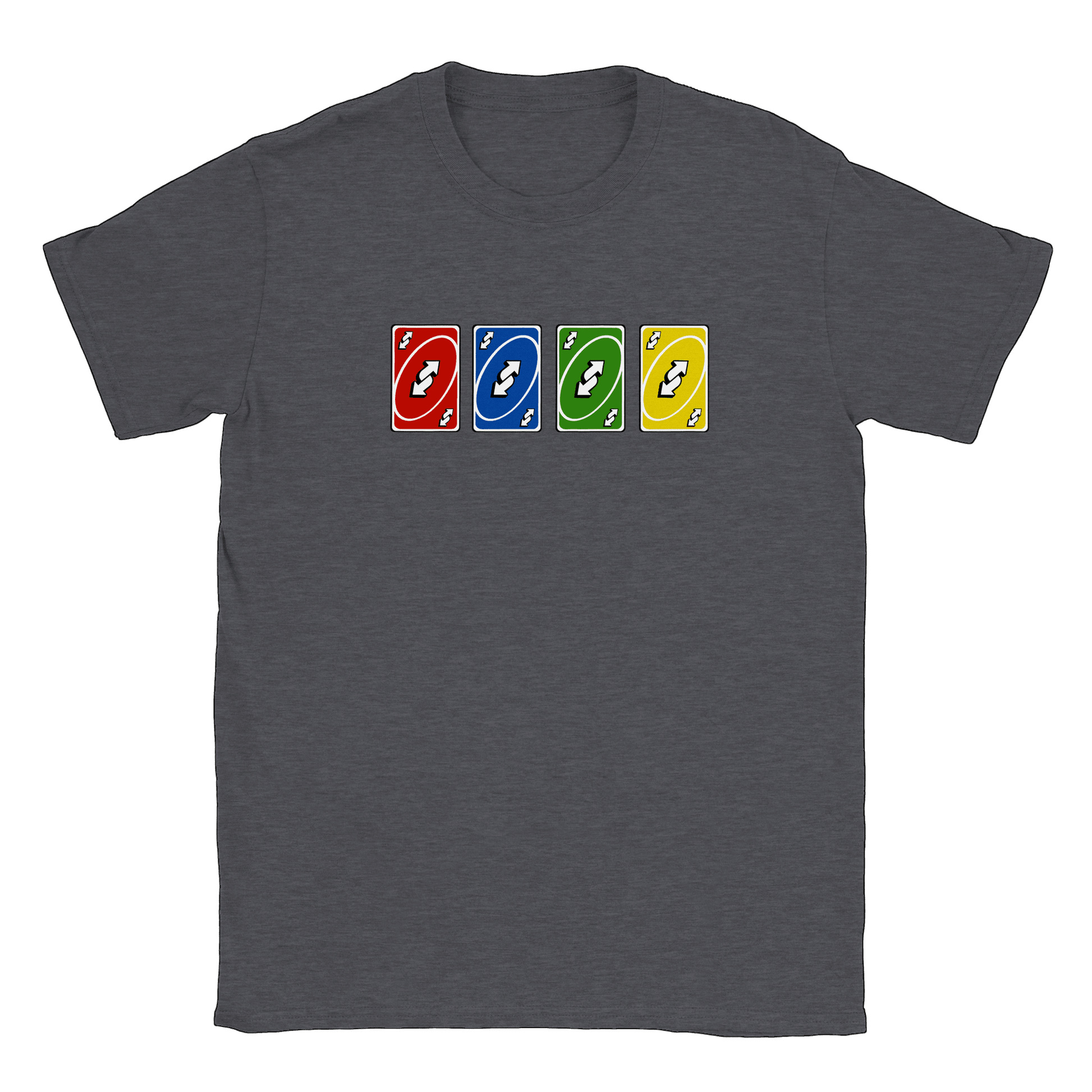 Vändkort alla färger - T-shirt Mörk Ljung