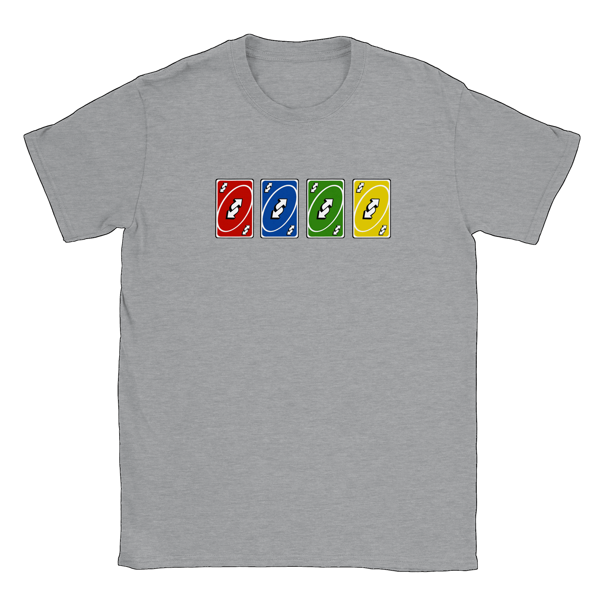 Vändkort alla färger - T-shirt Sports Grey