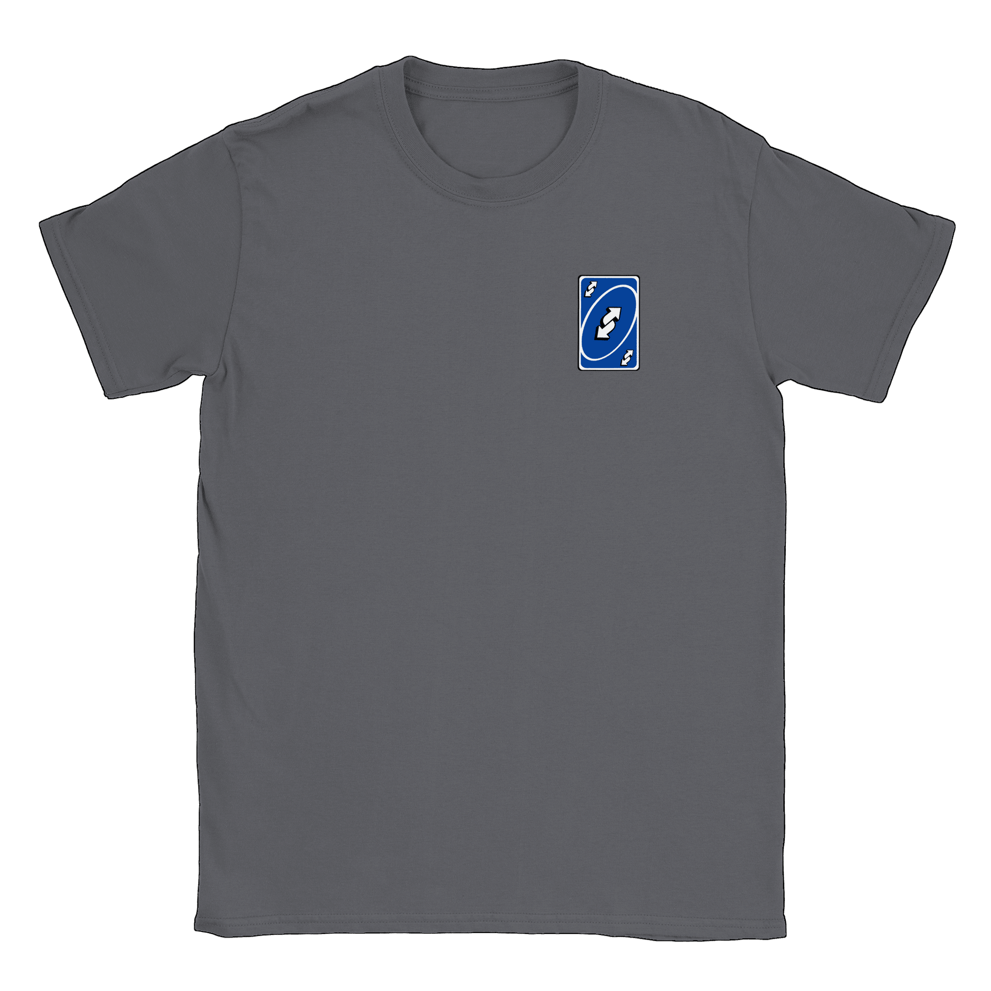 Vändkort litet - T-shirt Charcoal