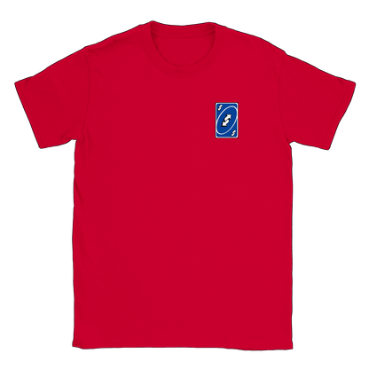 Vändkort litet - T-shirt Röd