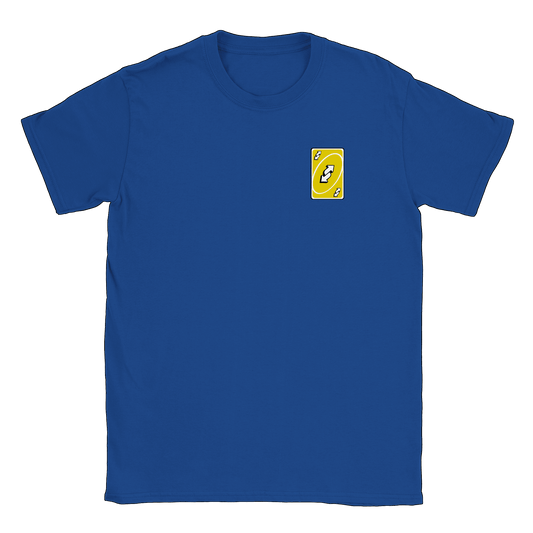Vändkort litet - T-shirt Royal