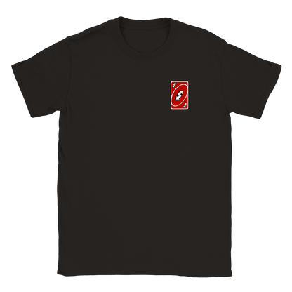 Vändkort litet - T-shirt Svart