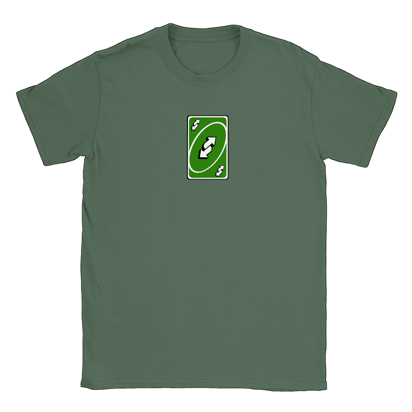 Vändkort - T-shirt Military Green