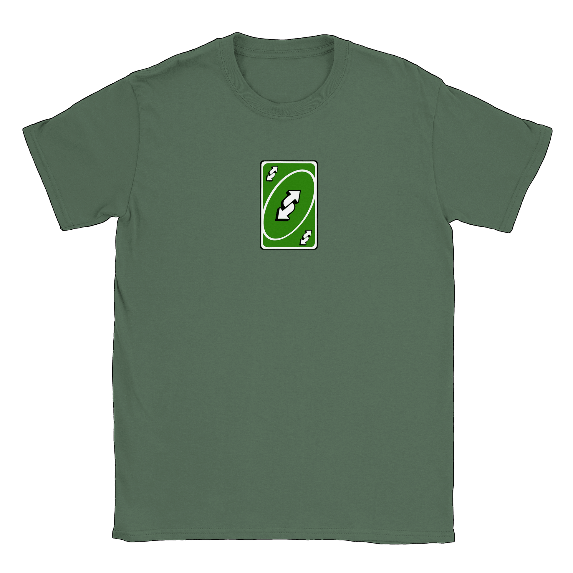 Vändkort - T-shirt Military Green