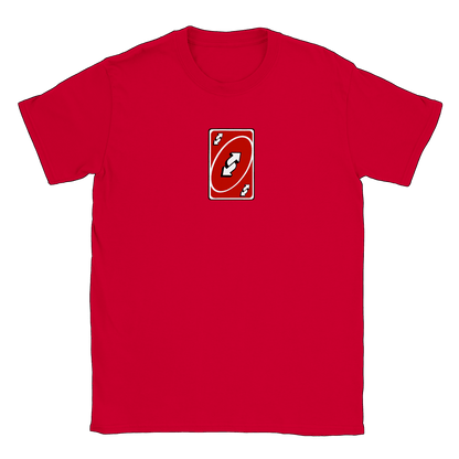 Vändkort - T-shirt Röd