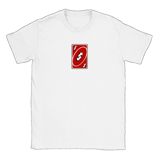 Vändkort - T-shirt Vit