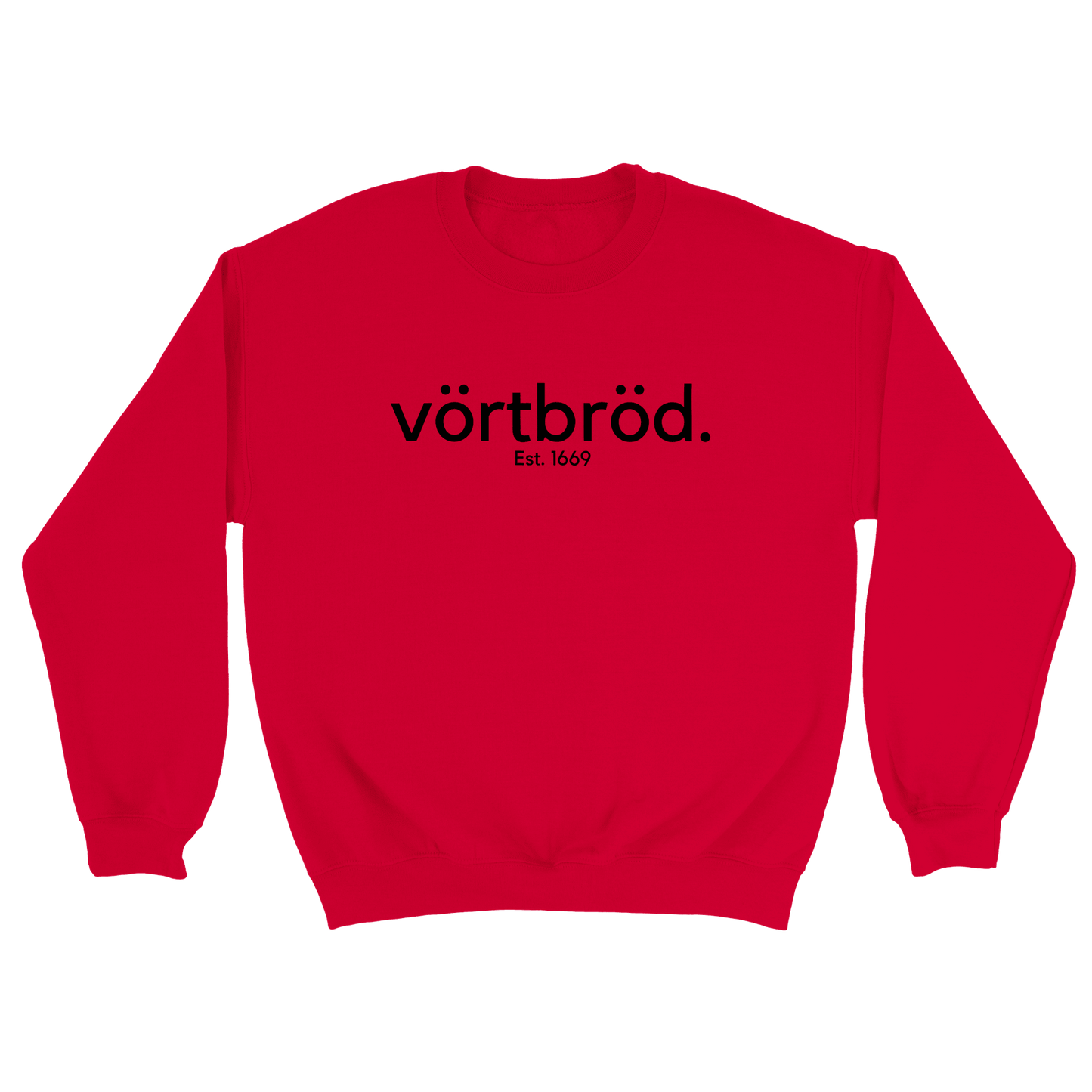 Vörtbröd - Sweatshirt Röd