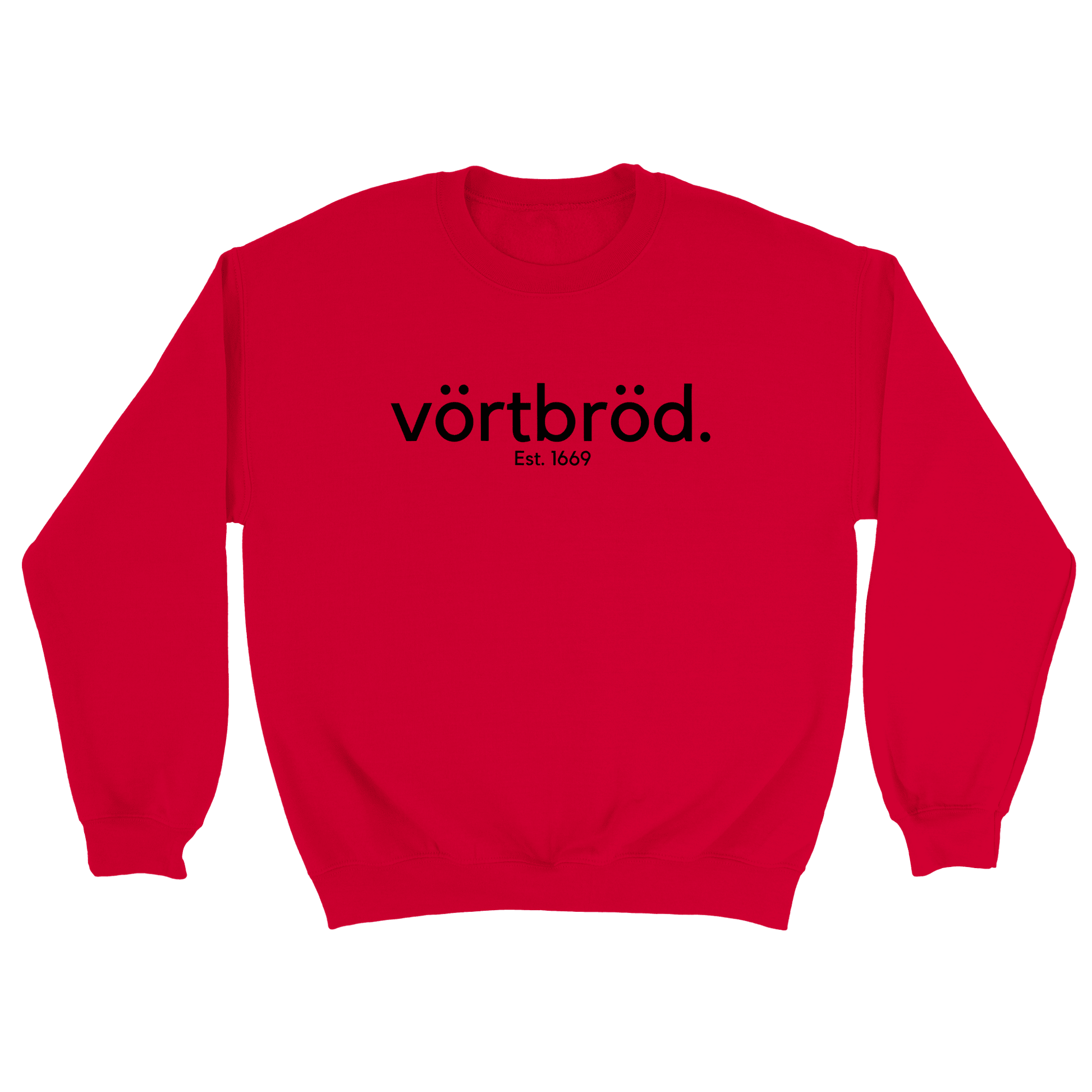 Vörtbröd - Sweatshirt Röd